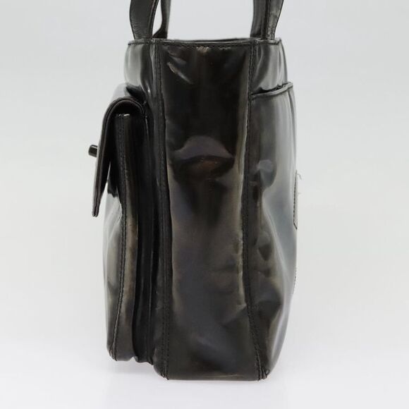 Chanel Coco Mark Black Patent Leather Tote Bag (Pre-Owned) - Picture 3 of 16
